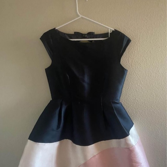 Kate Spade Black and Pink Colorblock Dress - Picture 4 of 4